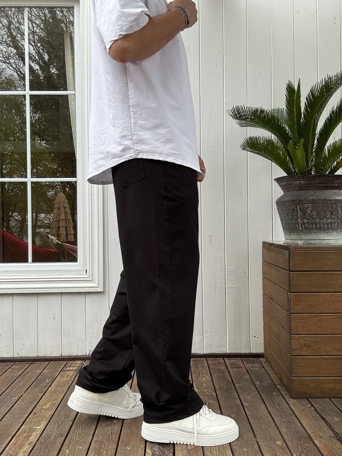 Siyah Basic Baggy Eşofman JJ-711
