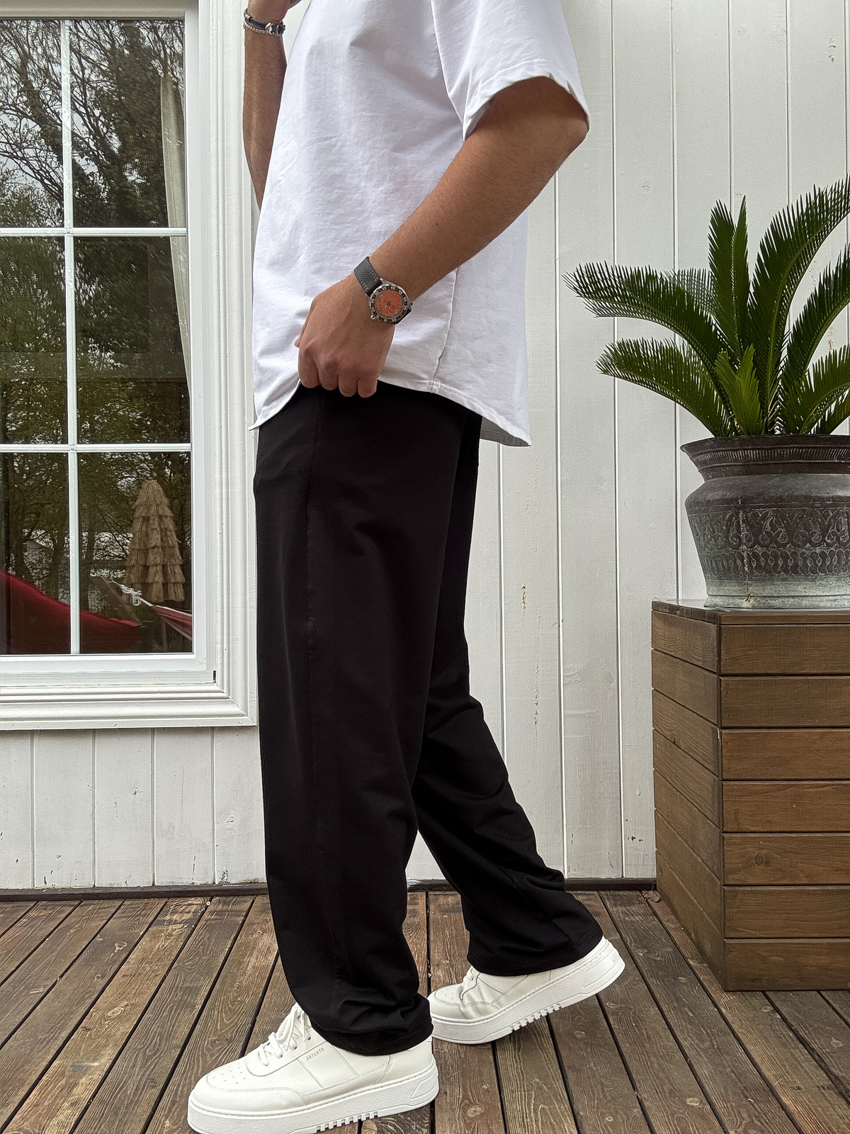 Siyah Basic Baggy Eşofman JJ-711