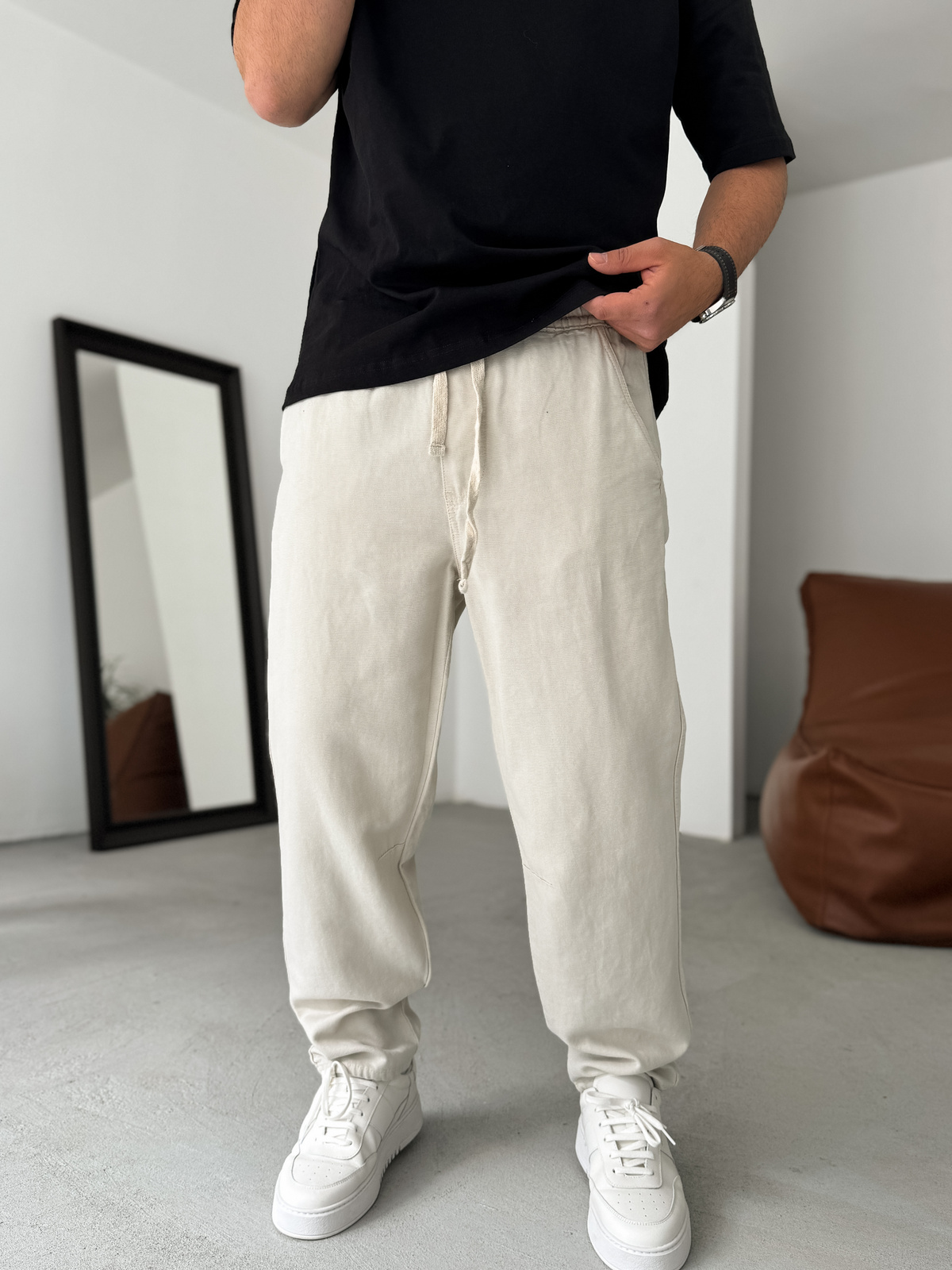 Taş Regular Fit Diz Dikişli Pantolon YP-5010