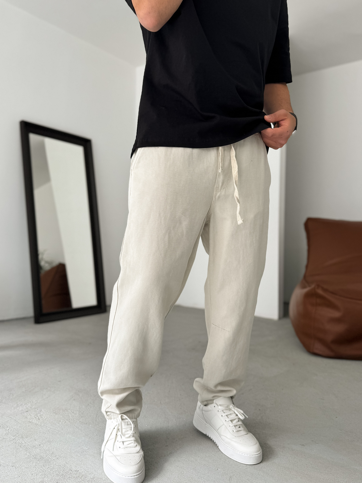 Taş Regular Fit Diz Dikişli Pantolon YP-5010