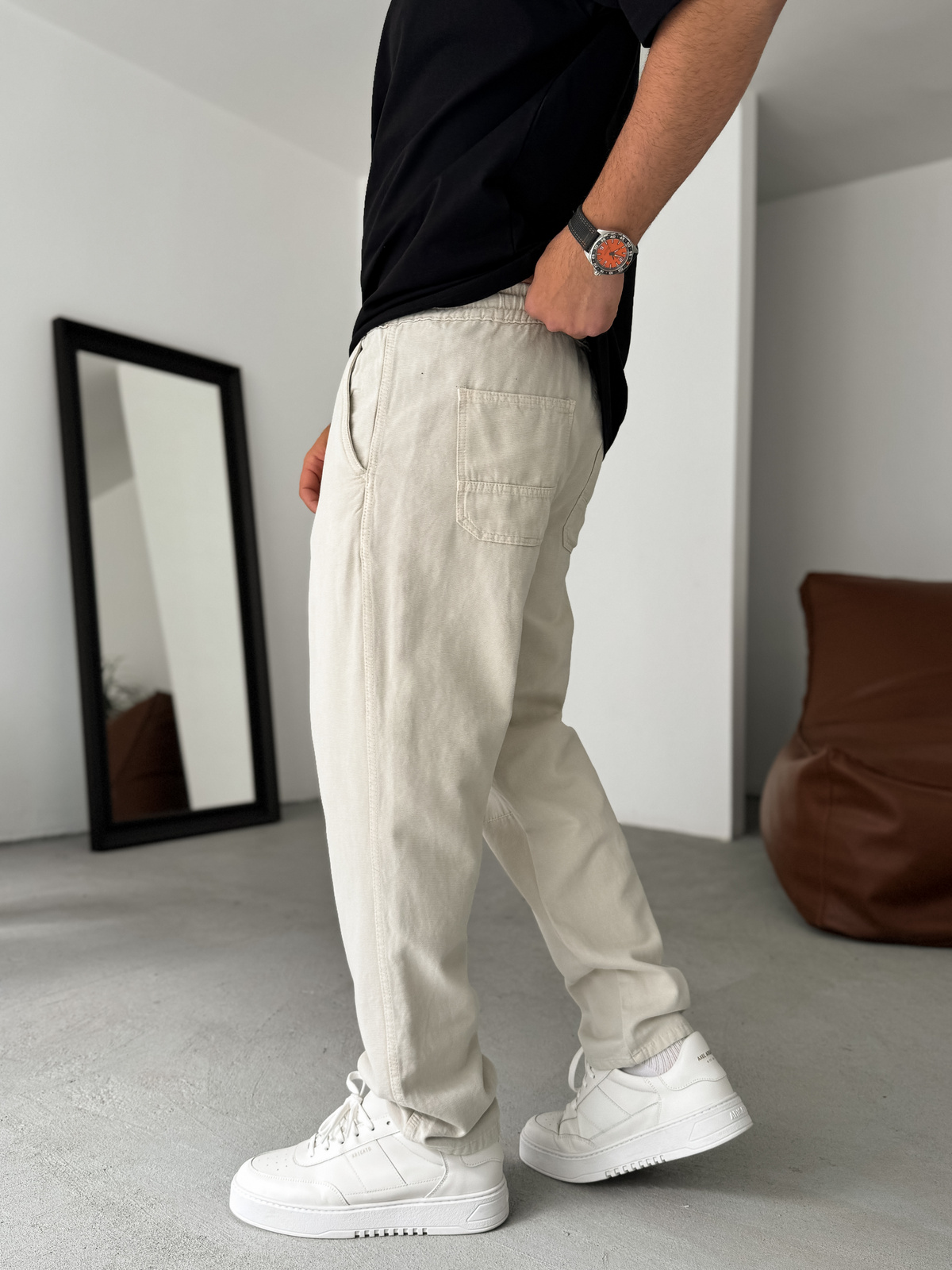 Taş Regular Fit Diz Dikişli Pantolon YP-5010