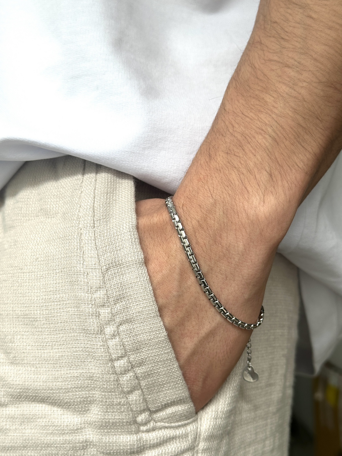 Gümüş Rengi Bileklik KL-072