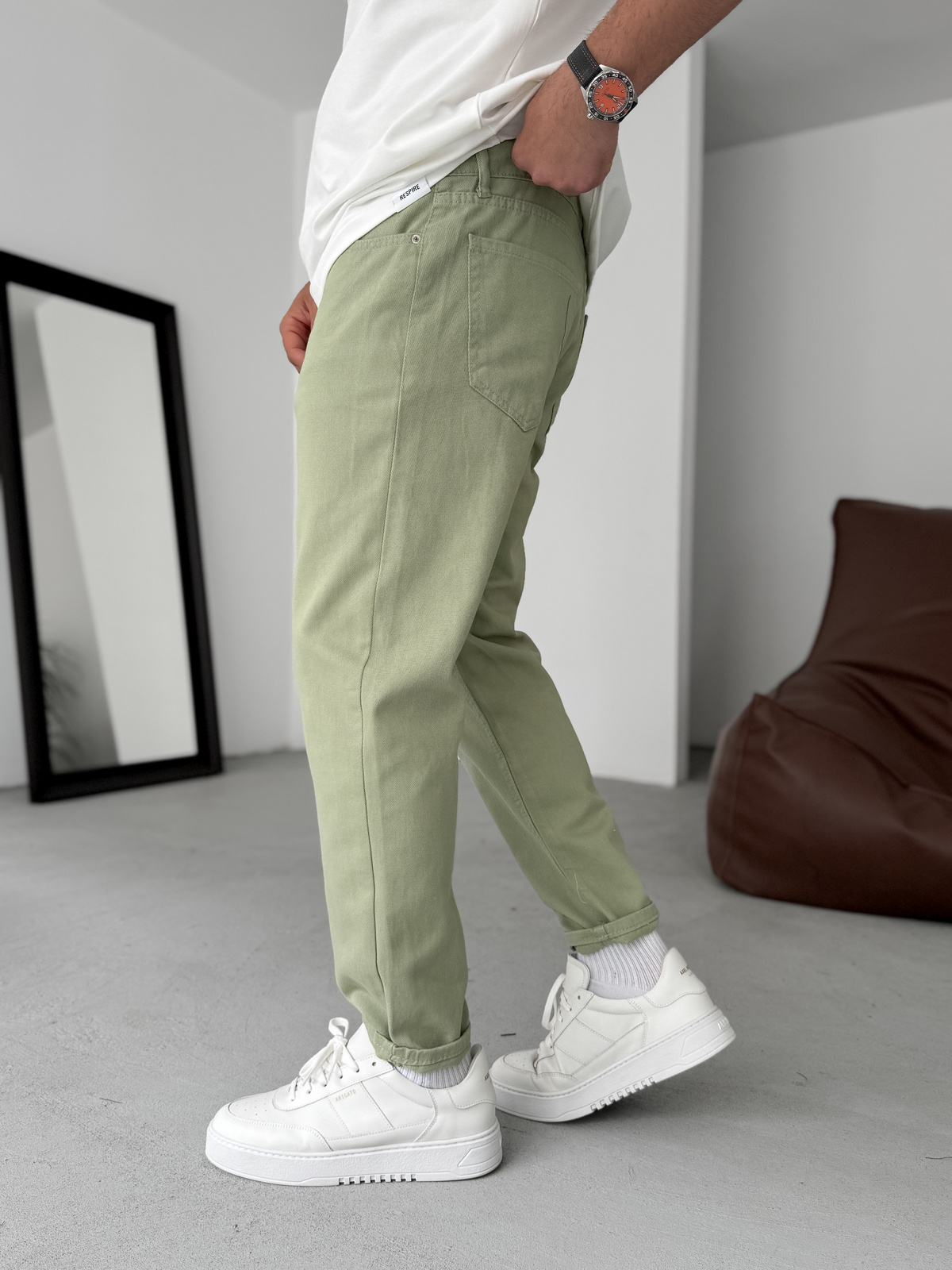 Yeşil Basic Boyfriend KE-444/459/396