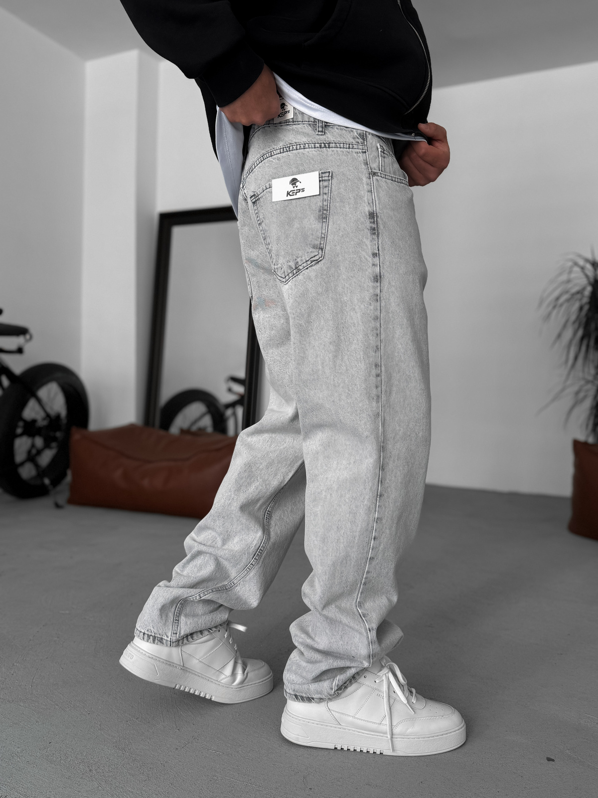 Açık Gri Baggy Pantolon KE-112/024/350/749/449