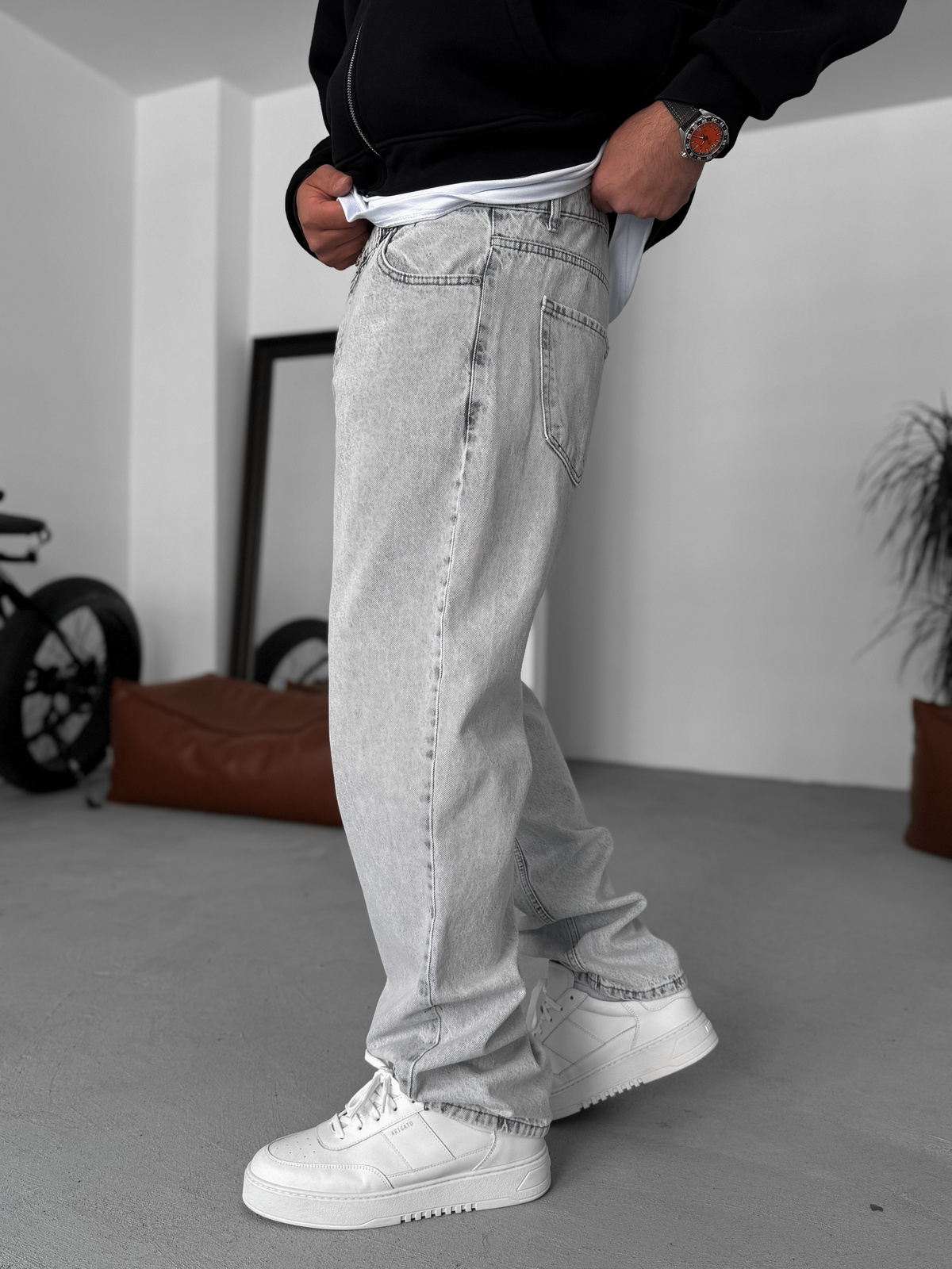 Açık Gri Baggy Pantolon KE-112/024/350/749/449
