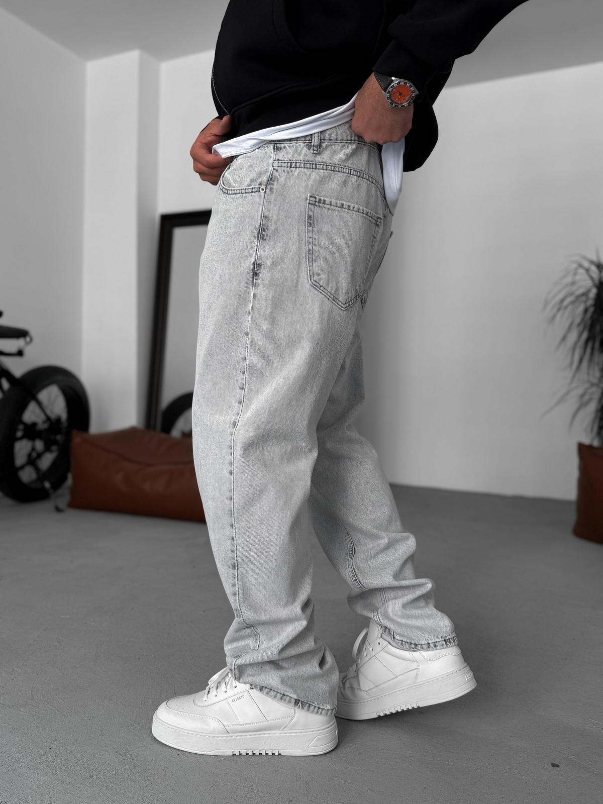 Açık Gri Baggy Pantolon KE-112/024/350/749/449