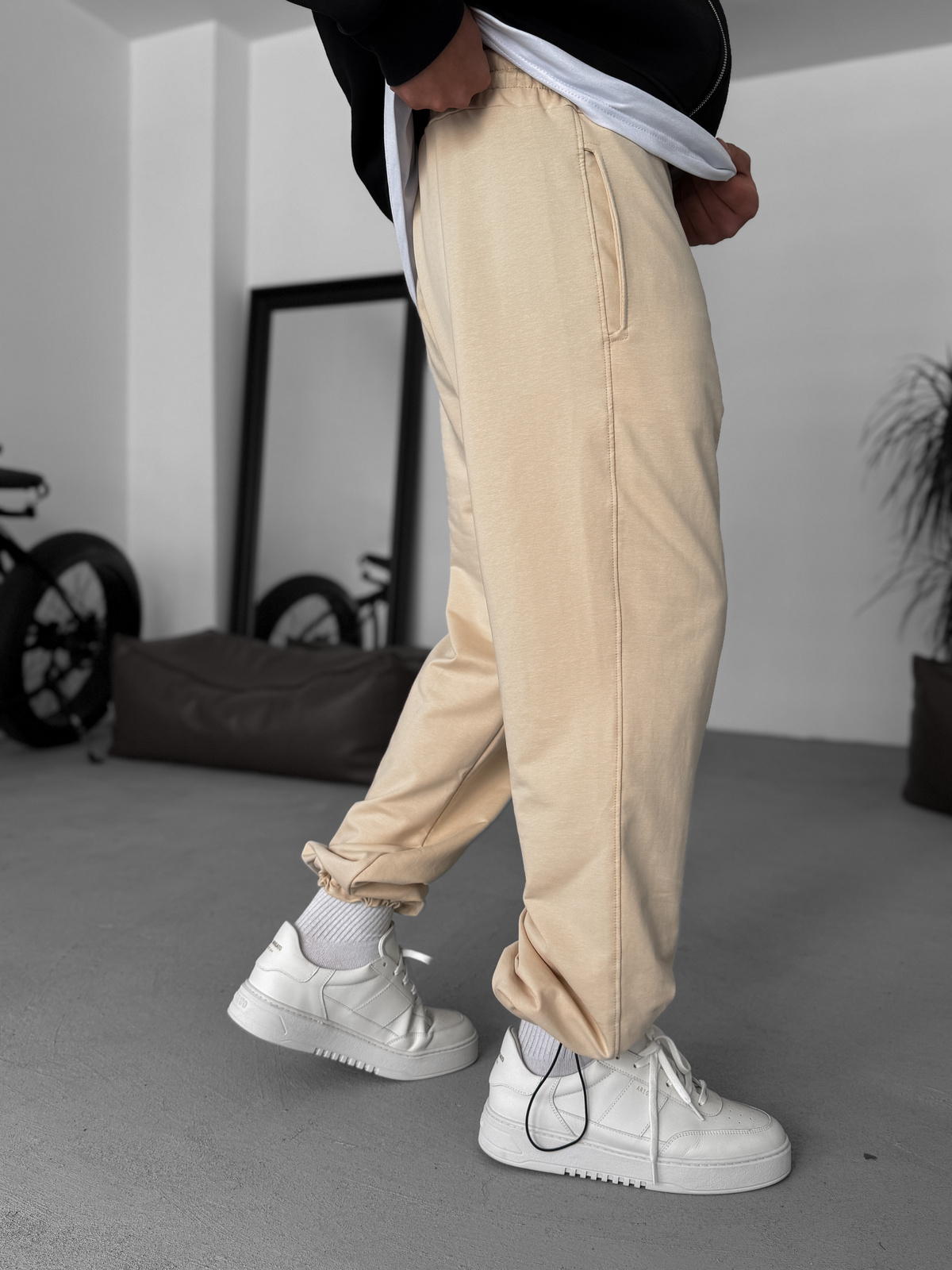 Bej Basic Stoper Eşofman KE-7018