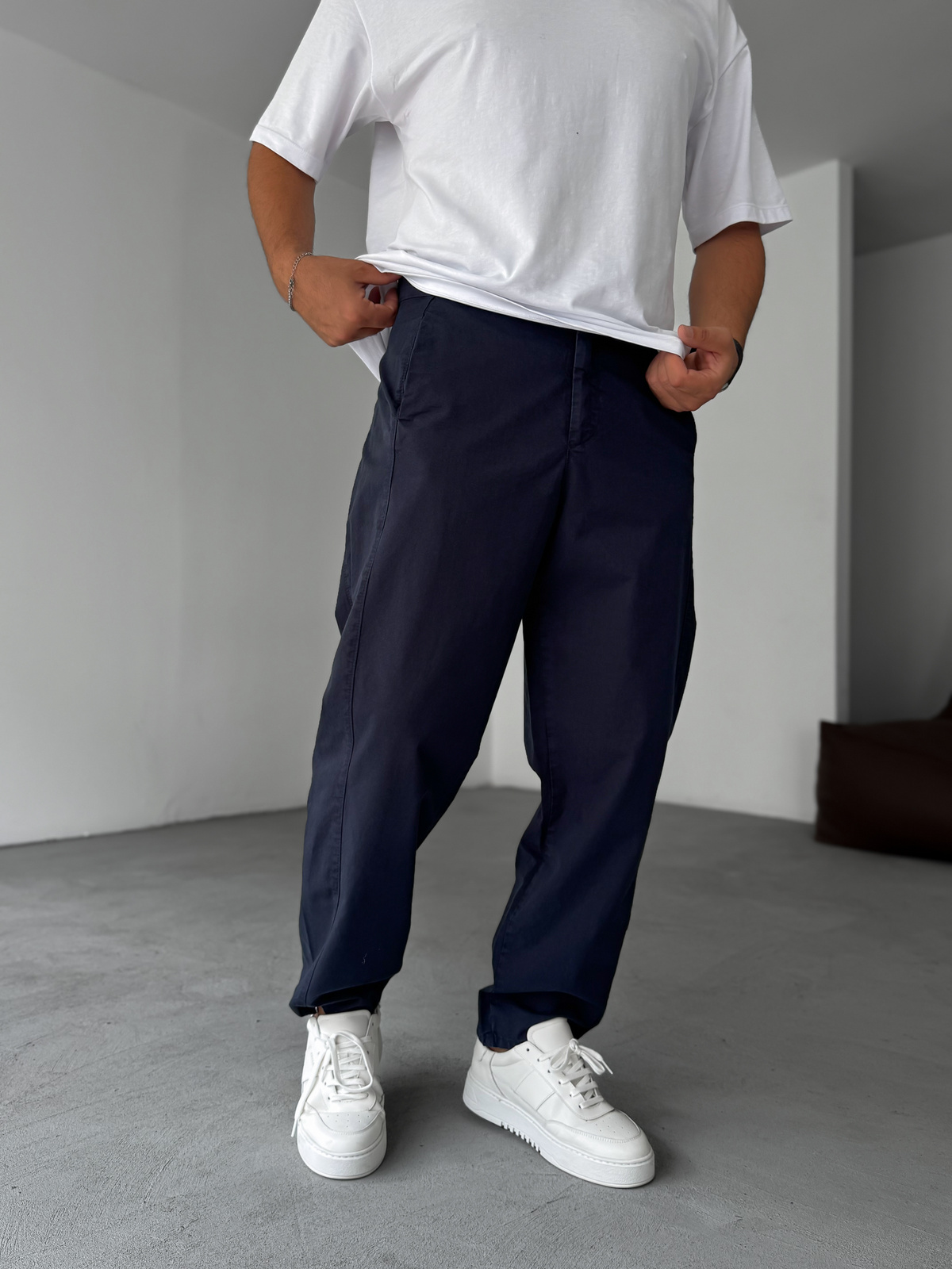 Lacivert Yanı Dikişli Pantolon YP-5029
