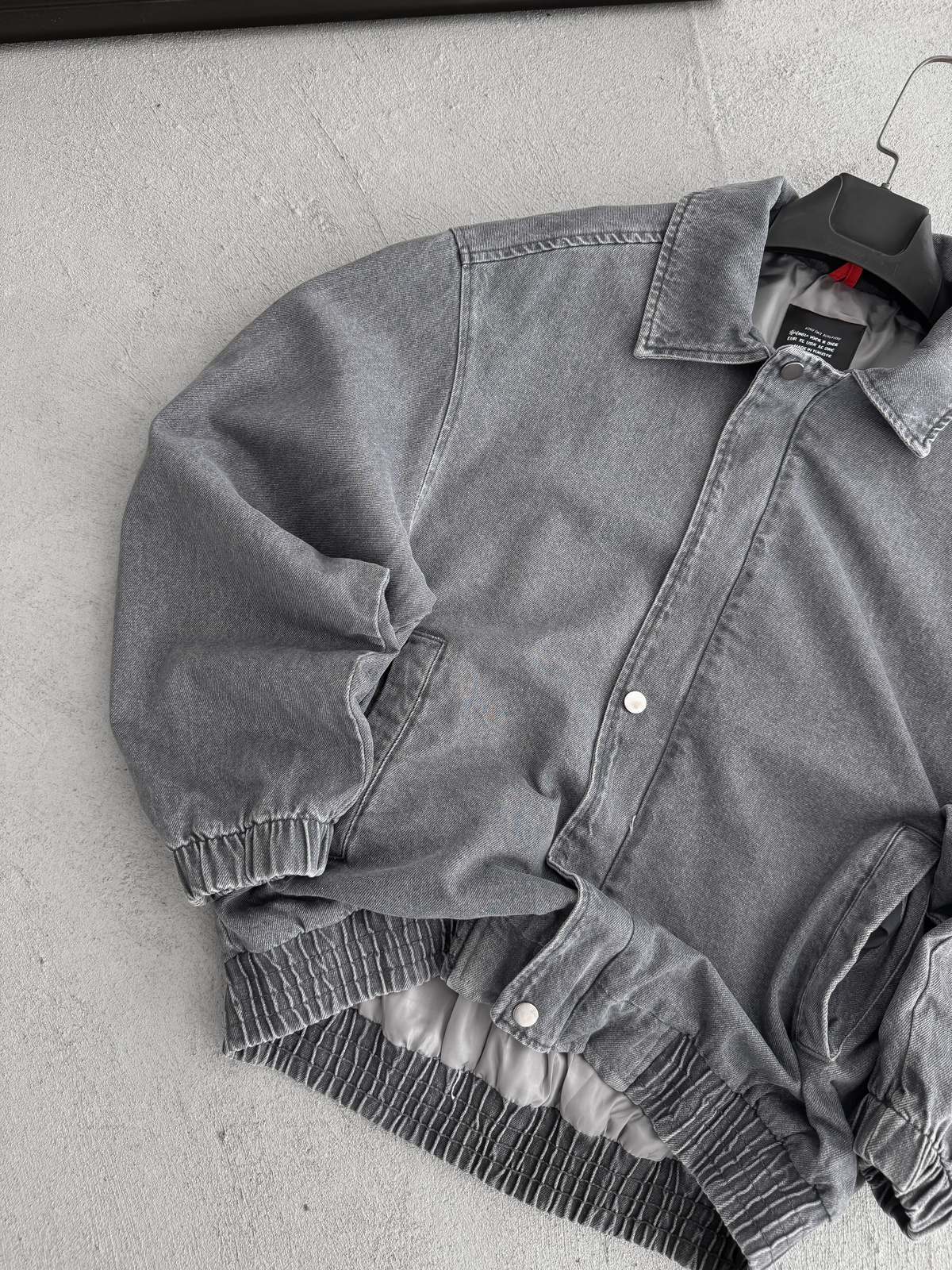 Antrasit Kot Bomber Ceket STK-8023