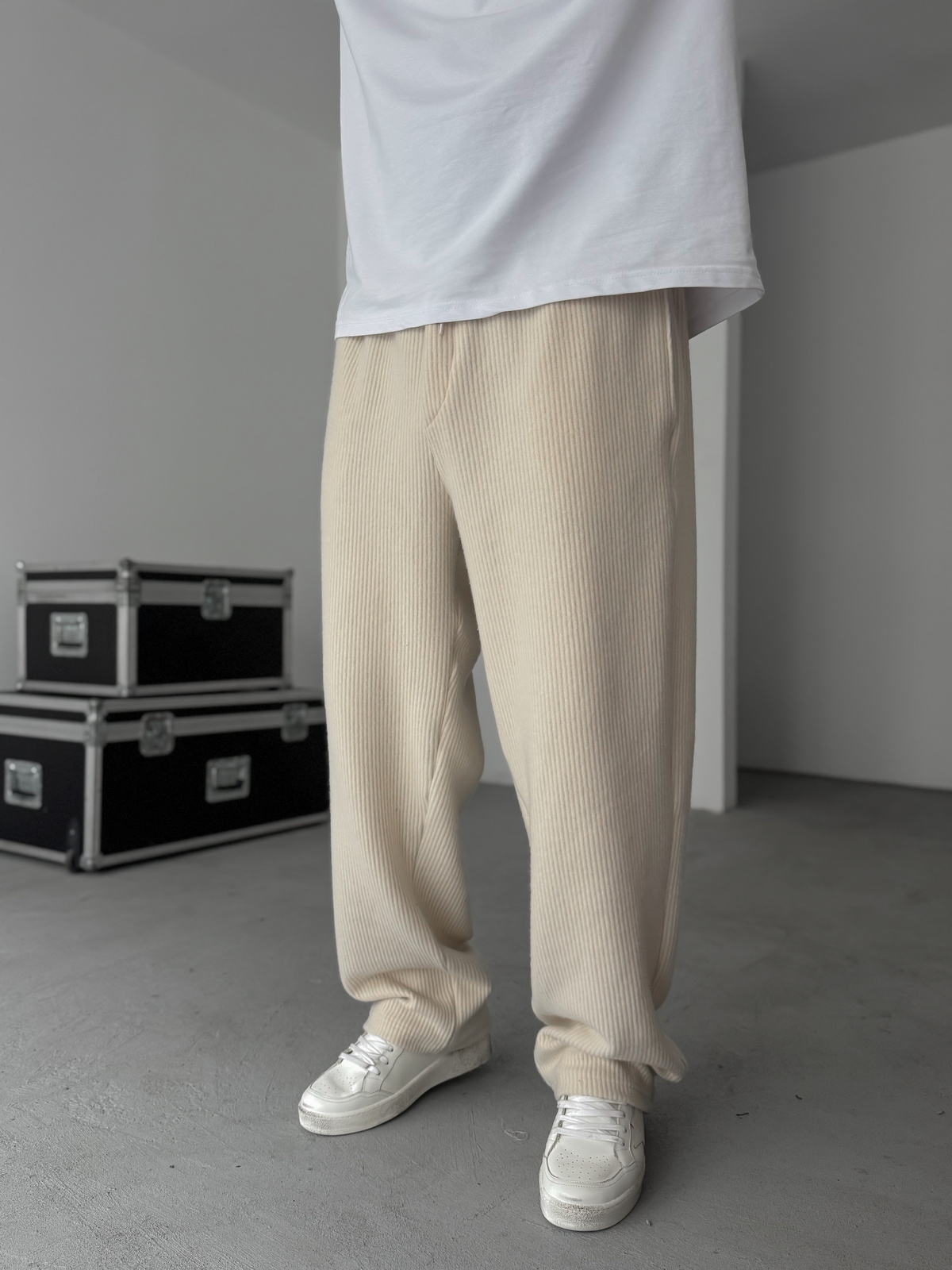 Bej Jakar Baggy Eşofman HM-0014