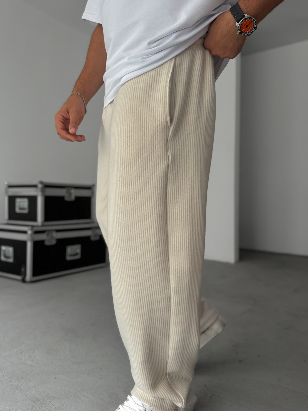 Bej Jakar Baggy Eşofman HM-0014