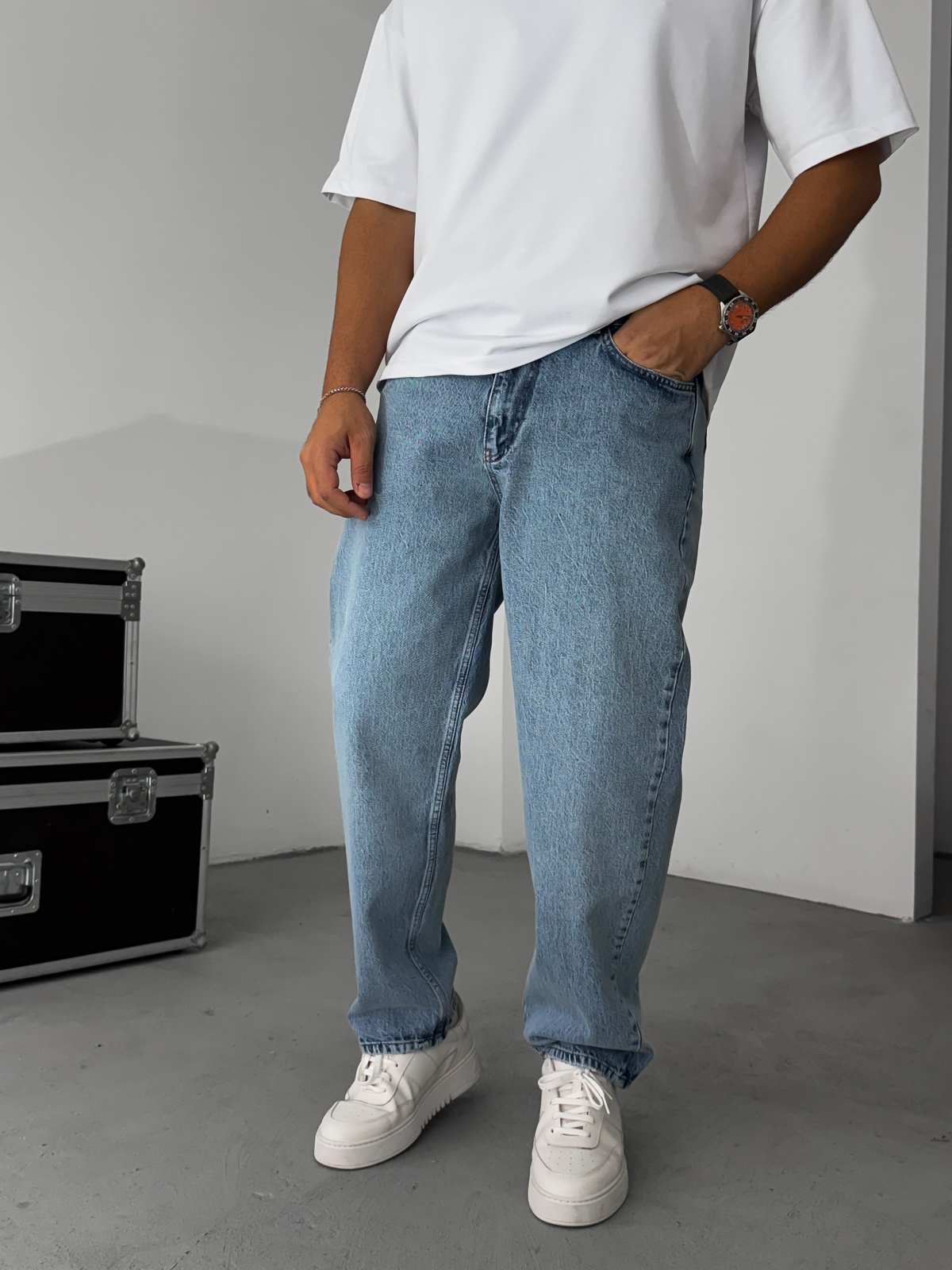 Açık Mavi Regular Fit Jean C-6534