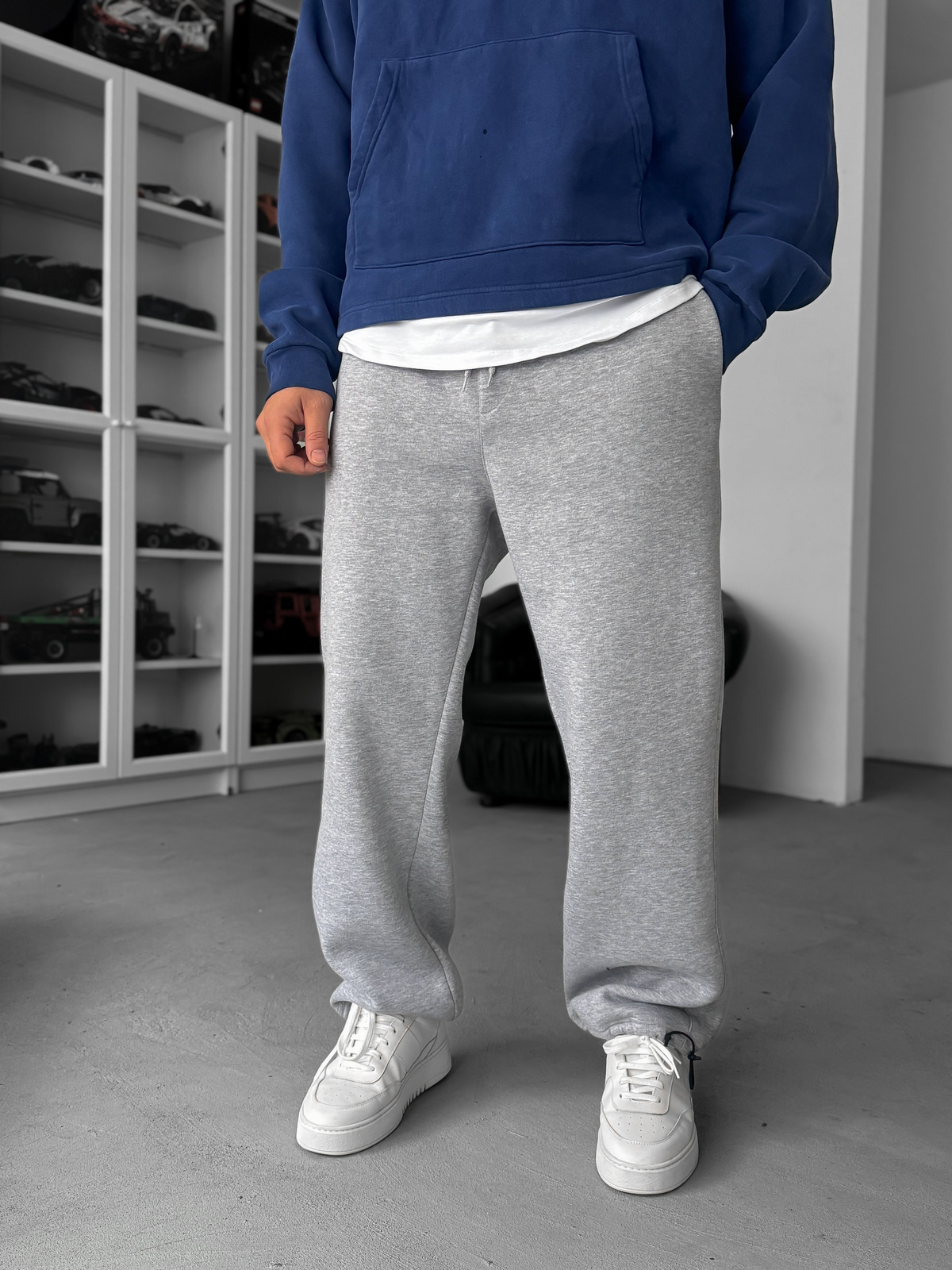 Açık Gri Basic Stoper Şardonlu Eşofman PM-0025