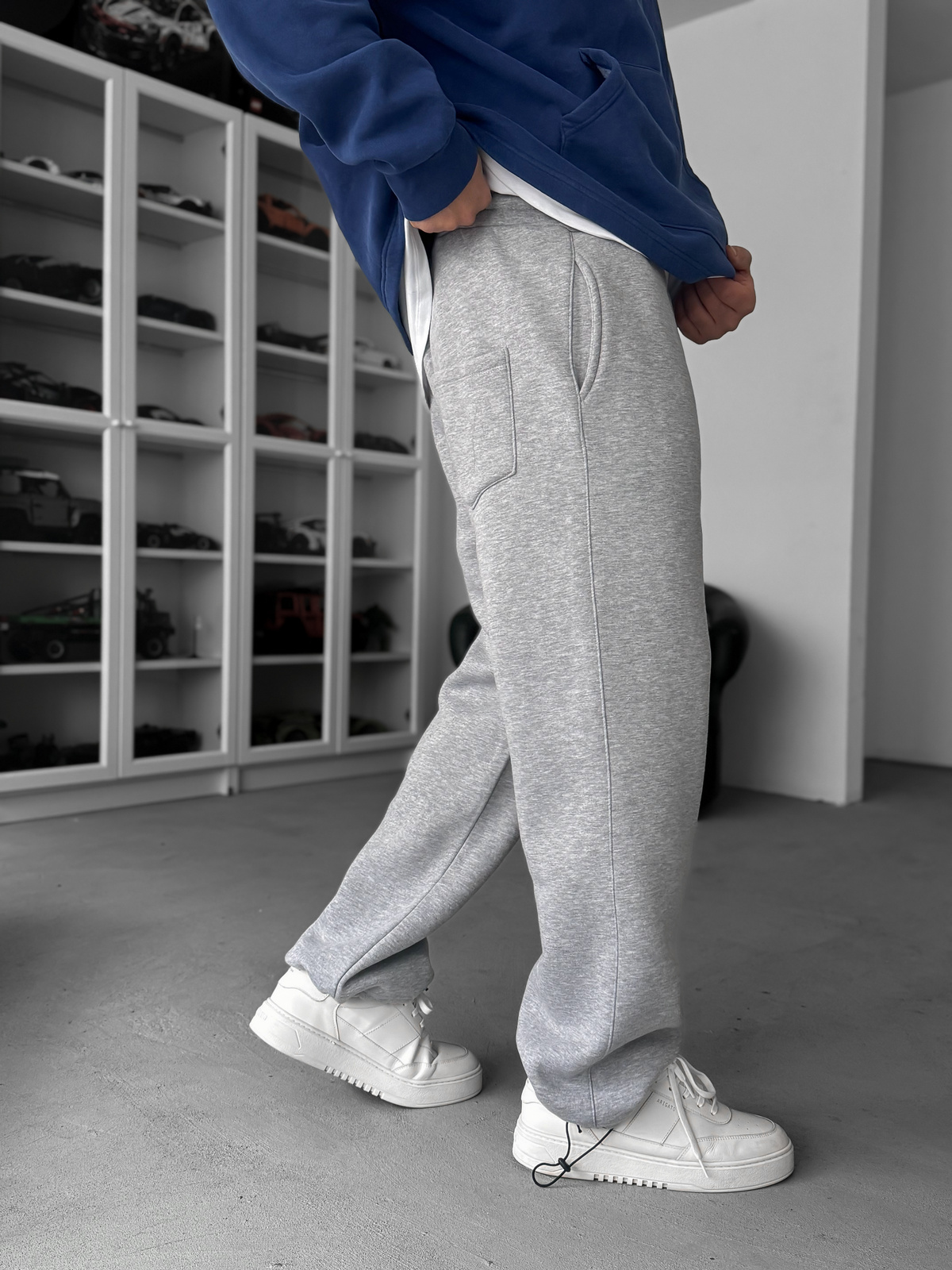 Açık Gri Basic Stoper Şardonlu Eşofman PM-0025