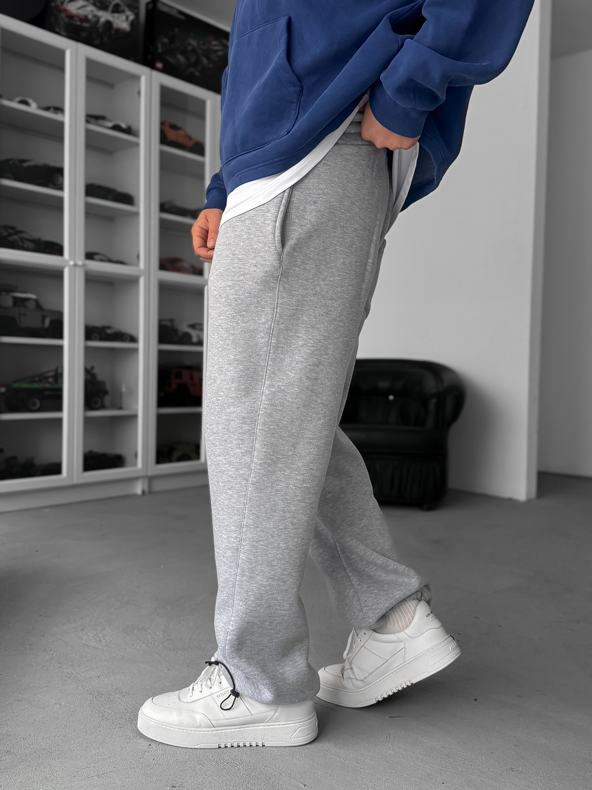 Açık Gri Basic Stoper Şardonlu Eşofman PM-0025