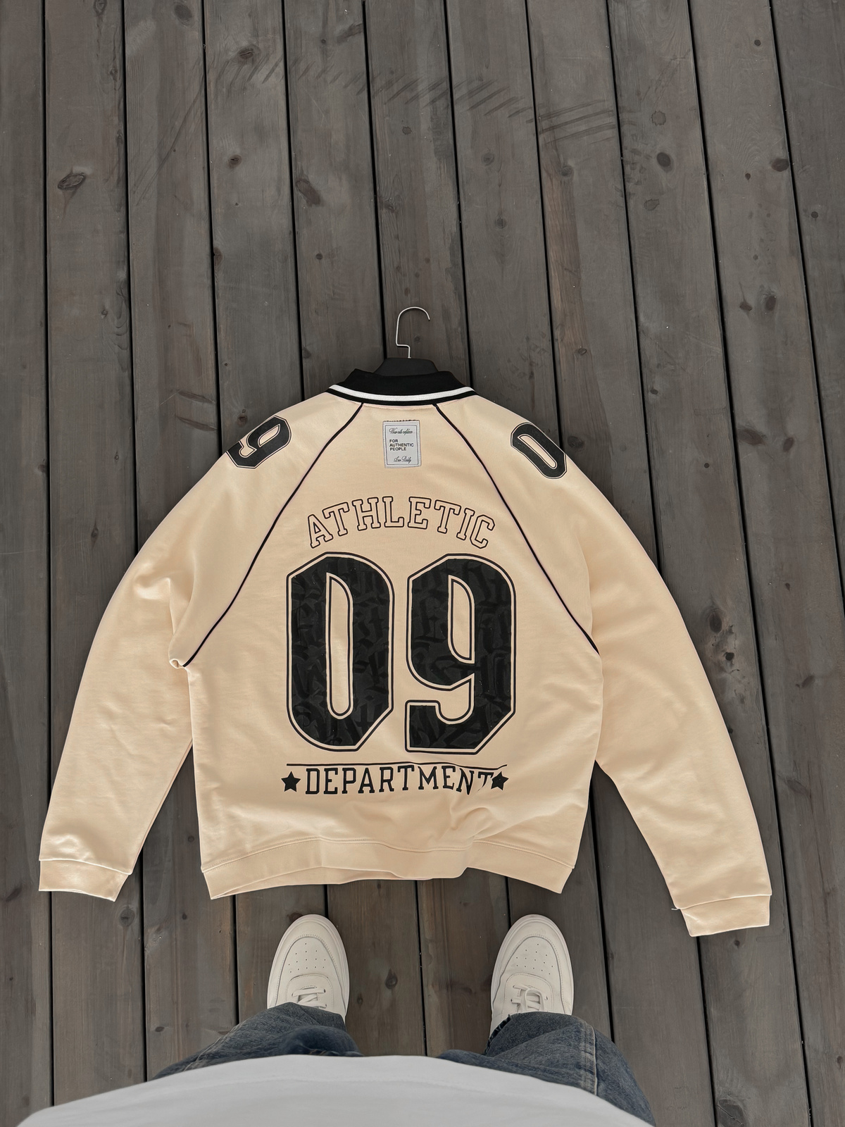 Bej 09 Kabartmalı Sweatshirt JJ-129