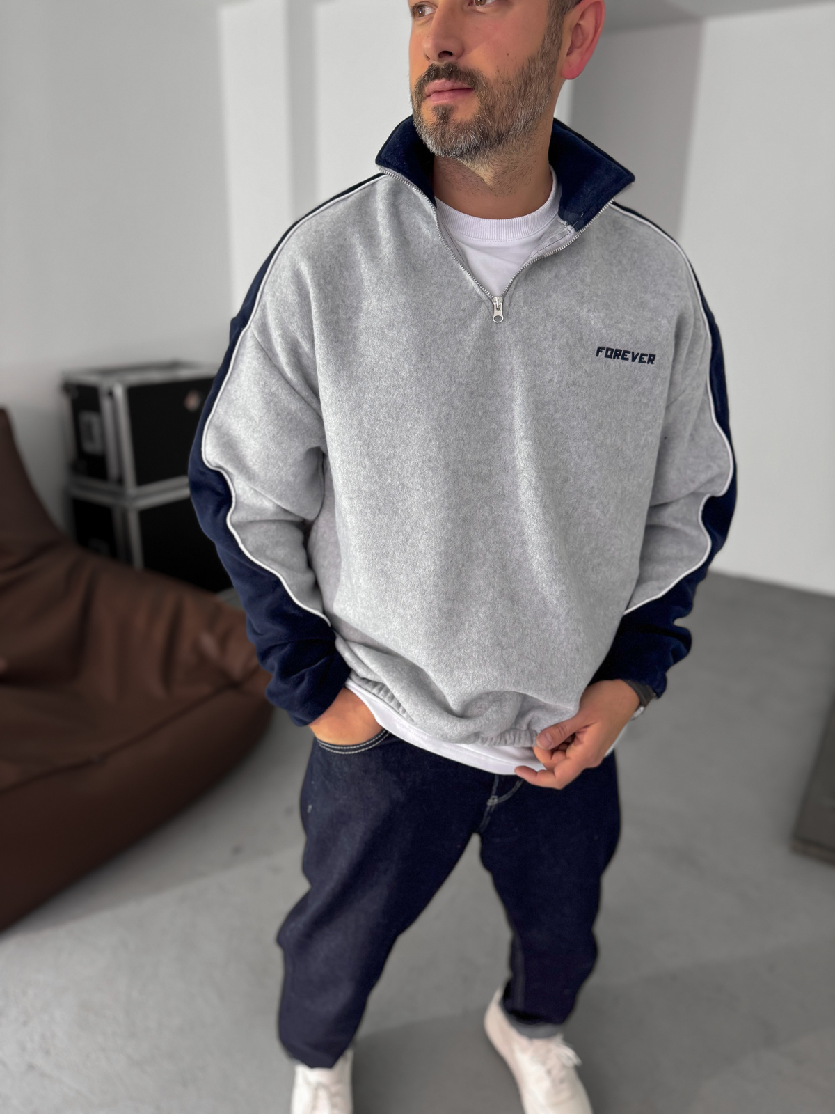 Gri Polar Forever Sweatshirt PM-0027