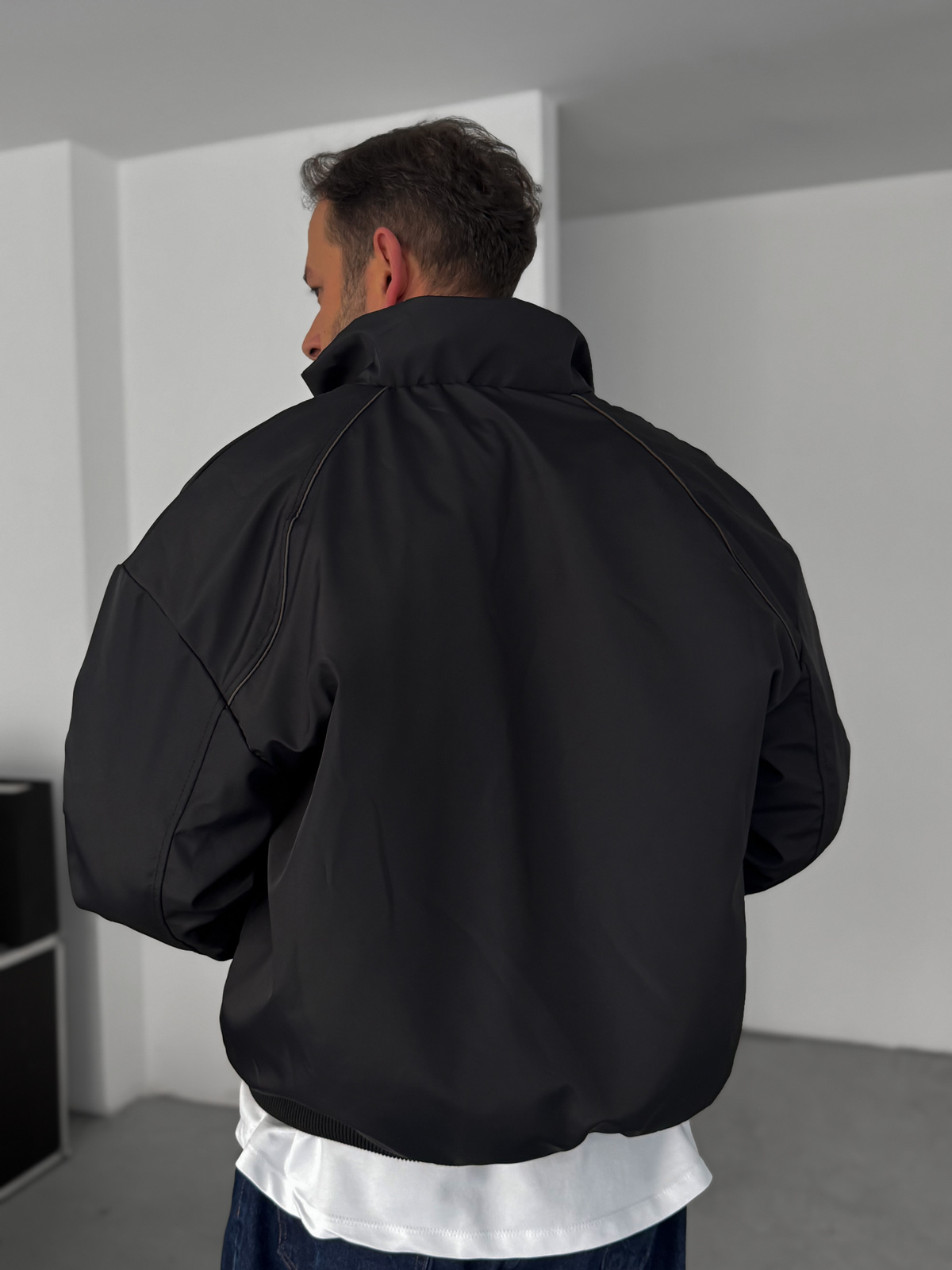Siyah Biyeli Bomber Mont LNS-50685