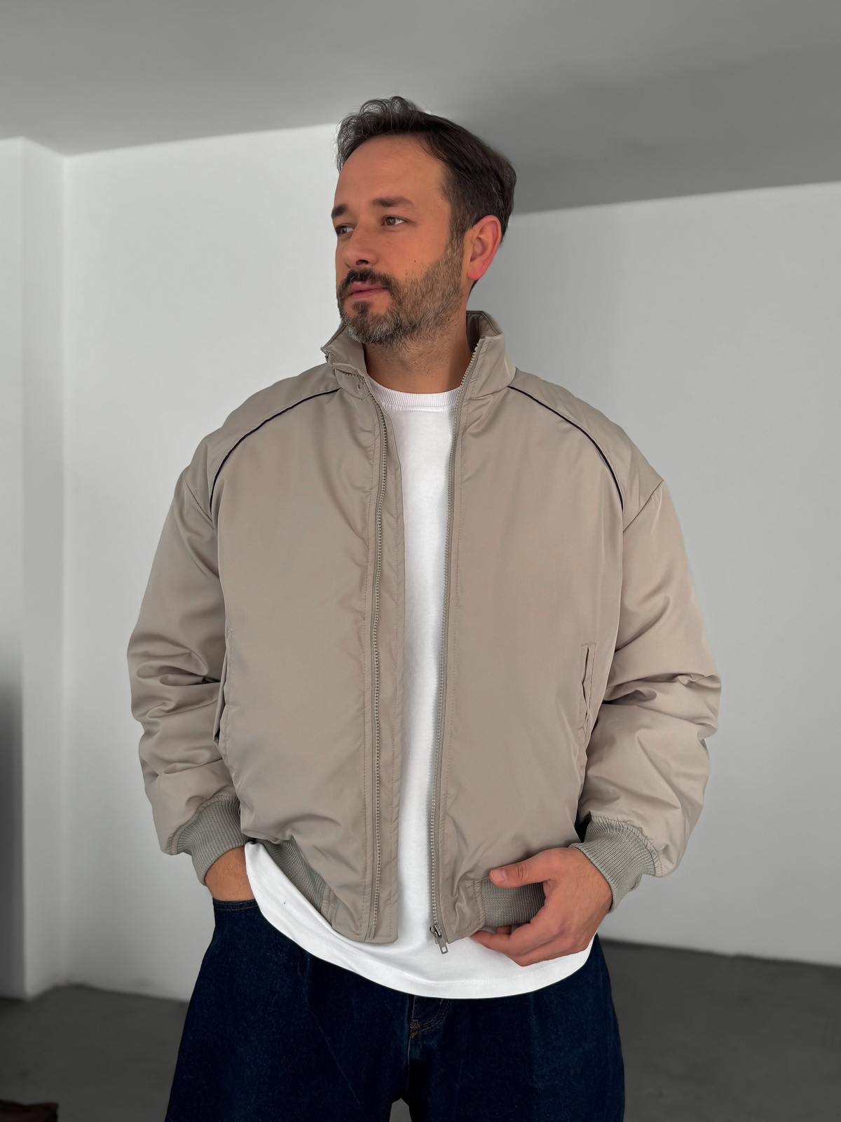 Taş Biyeli Bomber Mont LNS-50685