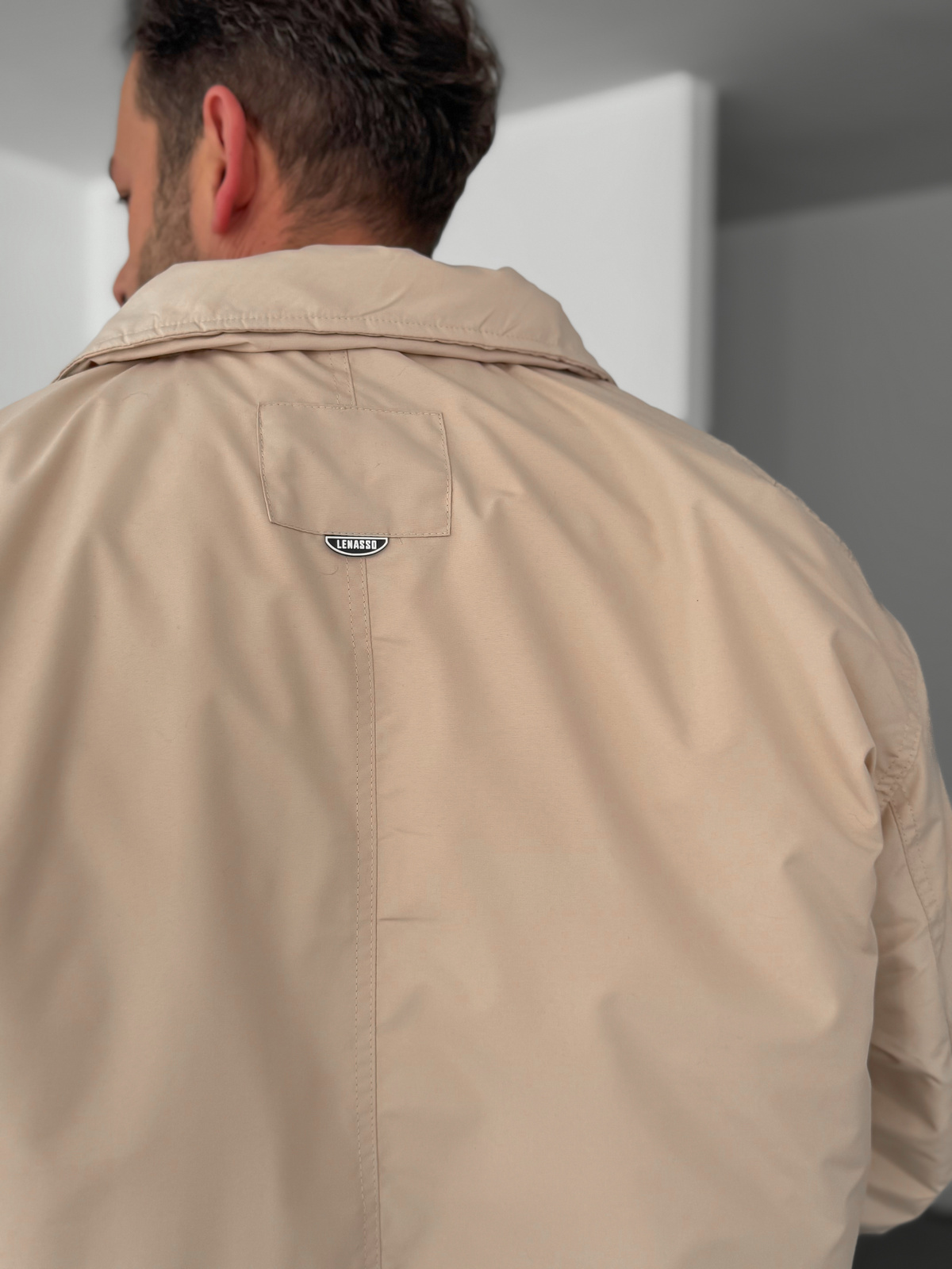 Bej Oversize Mevsimlik Mont LNS-50684