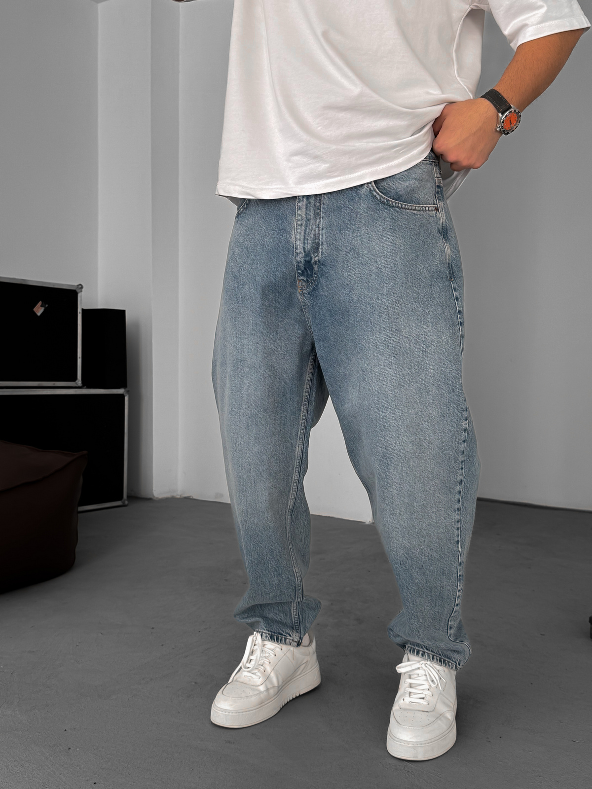 Açık Mavi Yıkamalı Jean C-6582