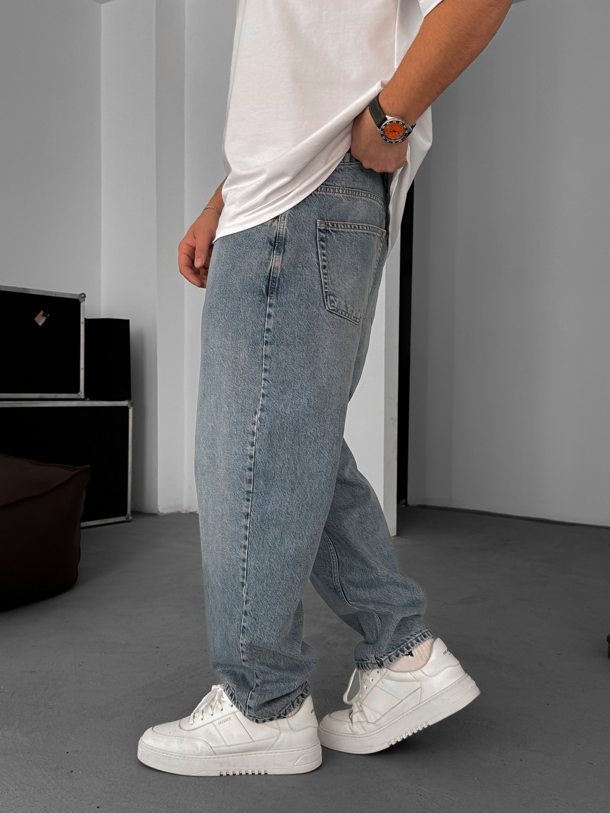 Açık Mavi Yıkamalı Jean C-6582