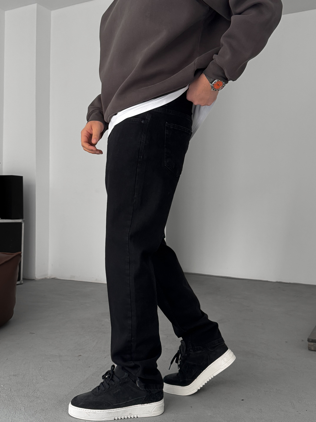 Siyah Regular Fit Jean C-6593
