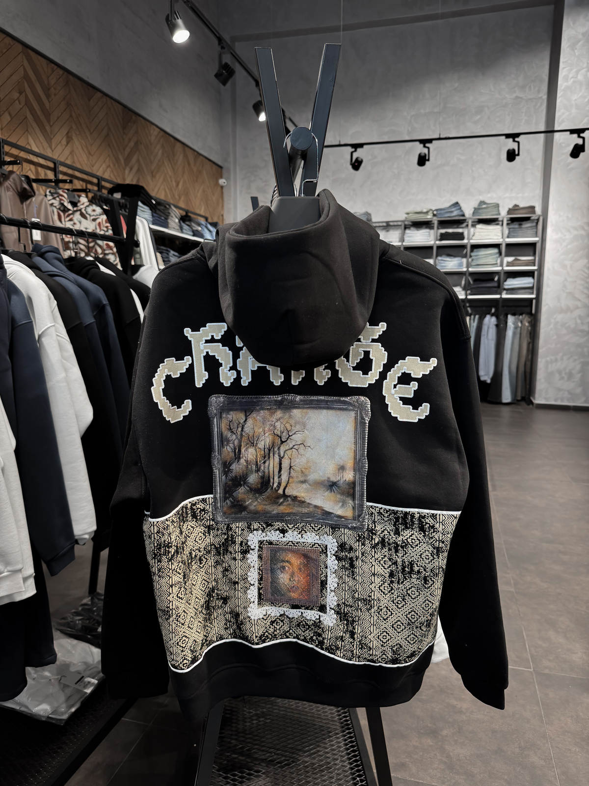 Siyah Change Baskılı Sweatshirt SW-4983