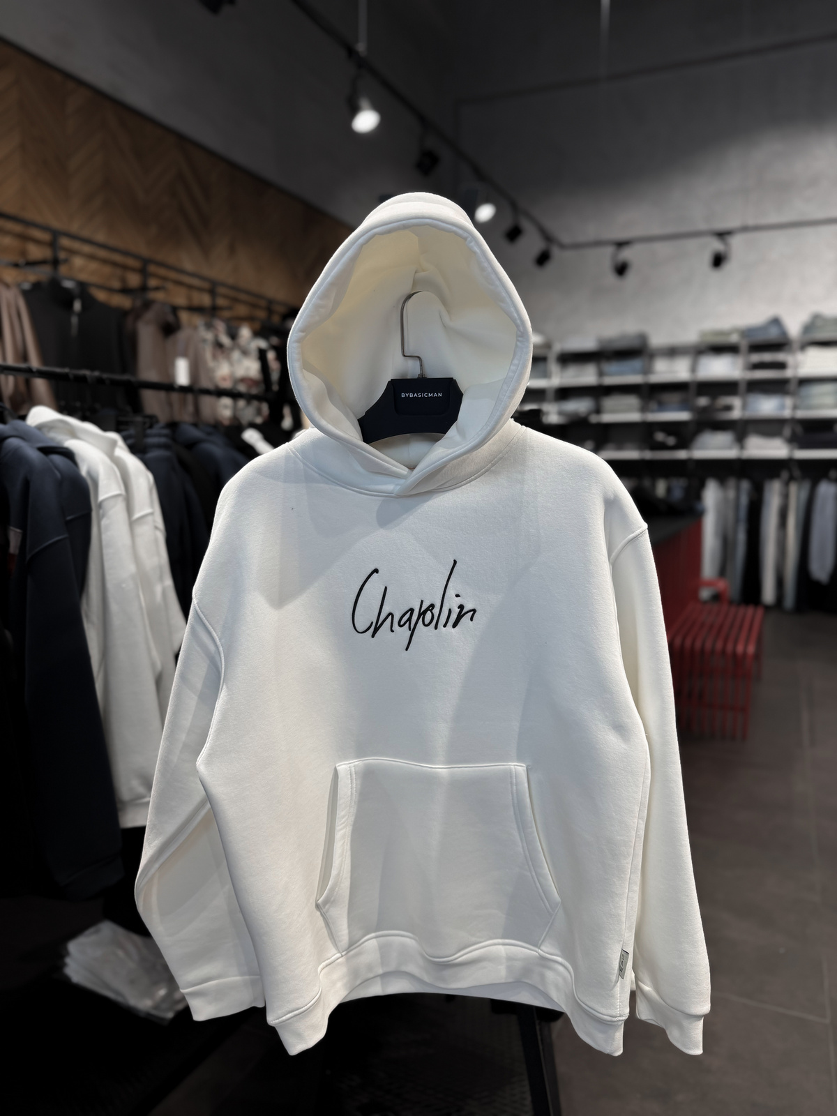 Beyaz Hasır Chaplin Sweatshirt SW-4992