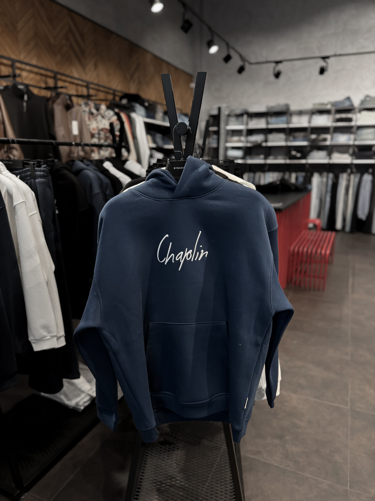 Lacivert Hasır Chaplin Sweatshirt SW-4992