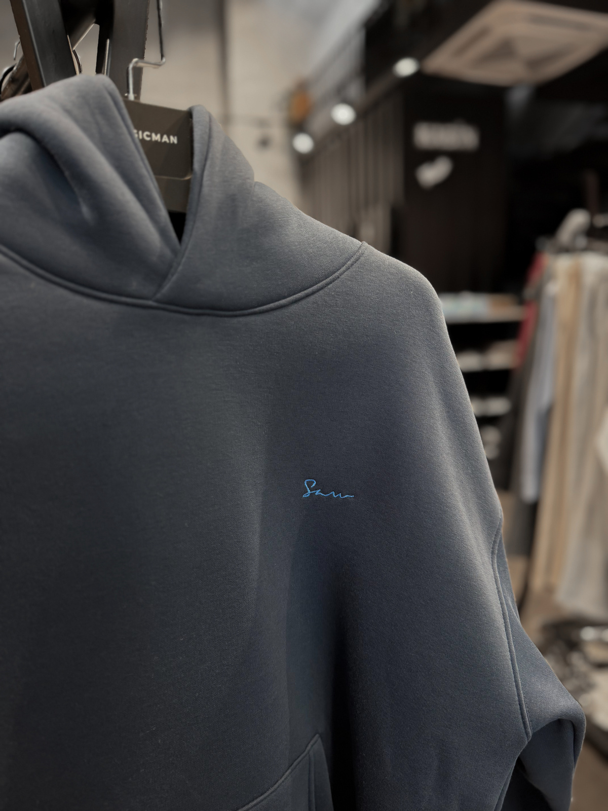 Lacivert Halı Patchli Sweatshirt SW-4978