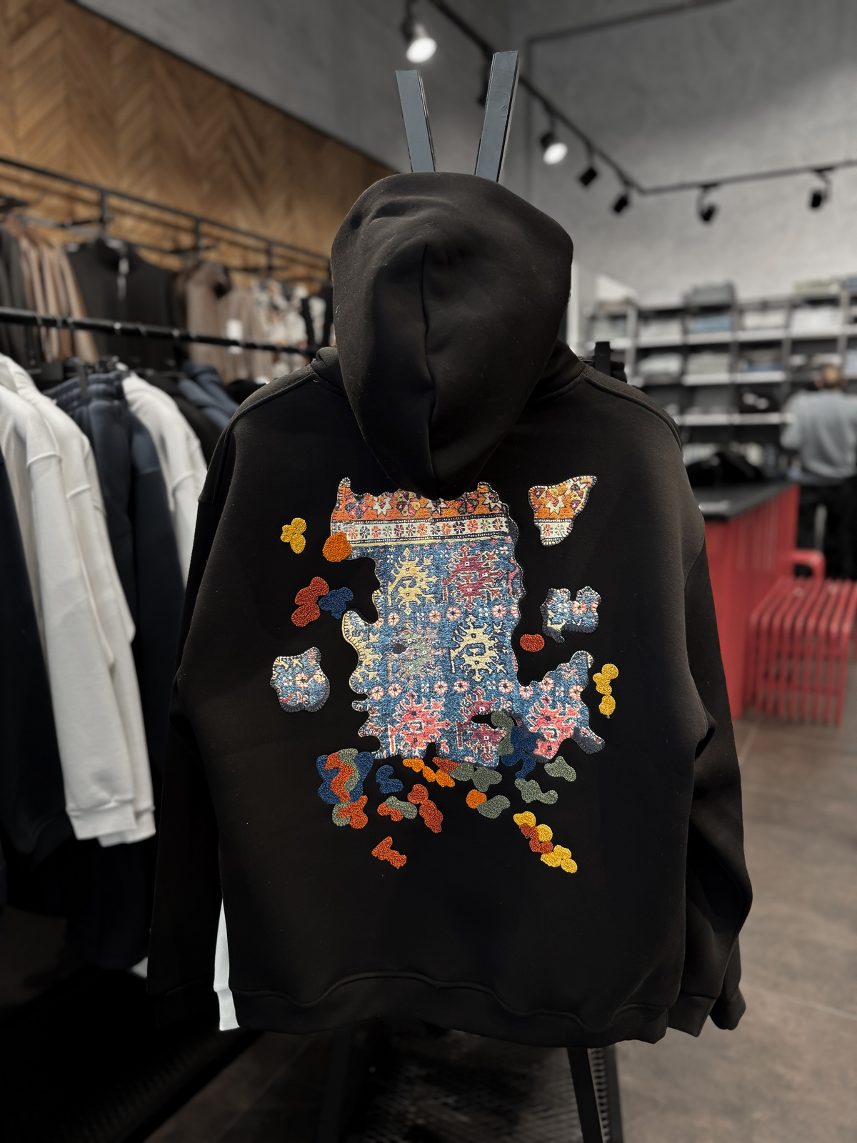 Siyah Authentic Nakışlı Sweatshirt SW-4960