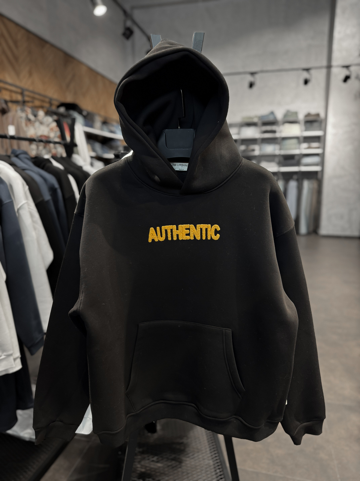 Siyah Authentic Nakışlı Sweatshirt SW-4960