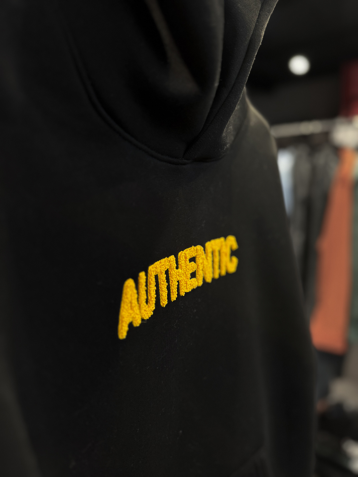 Siyah Authentic Nakışlı Sweatshirt SW-4960