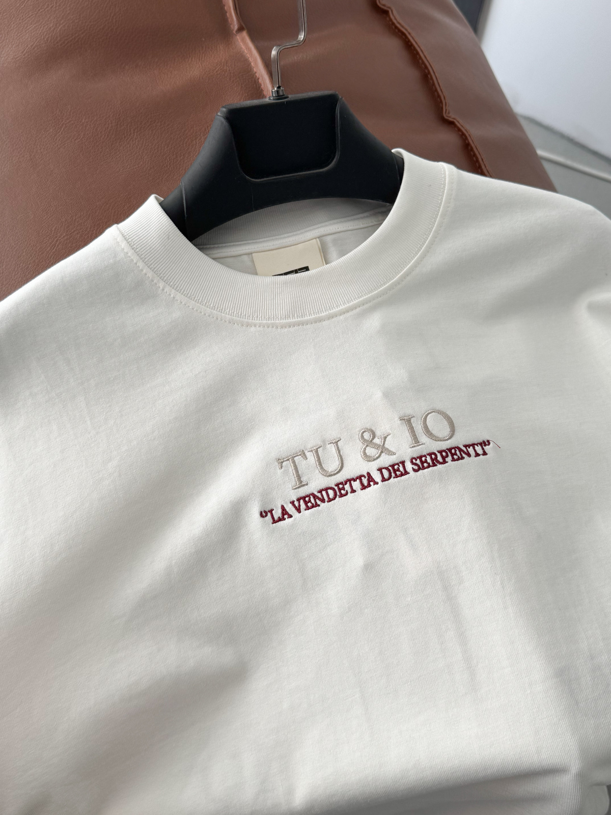 Beyaz Snake Baskılı T-Shirt TW-1042