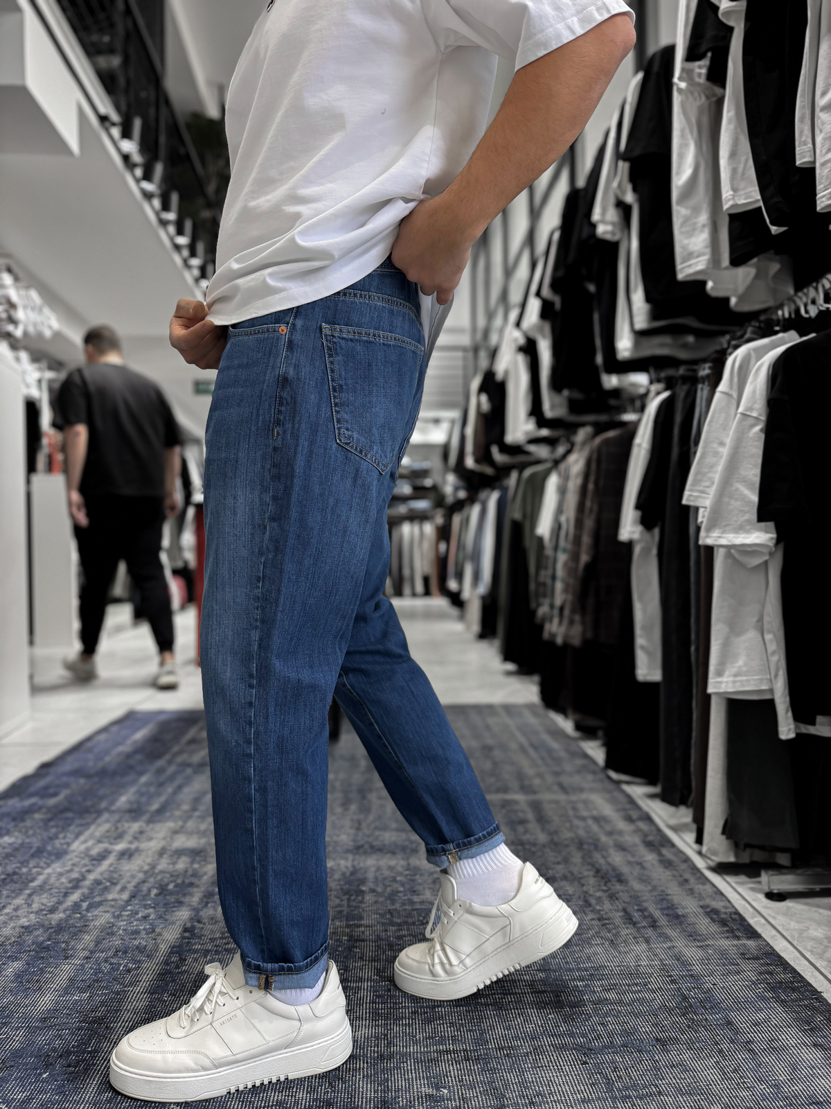Mavi Kırçıllı Boyfriend Jean GJ-17029/17046