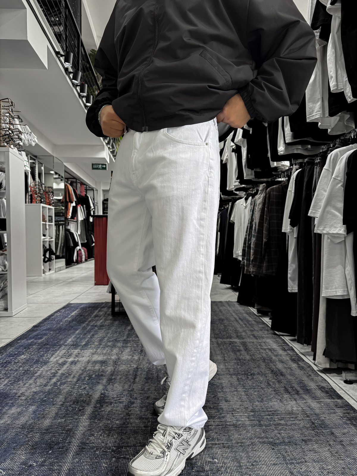 Beyaz Basic Baggy Jean GJ-17156