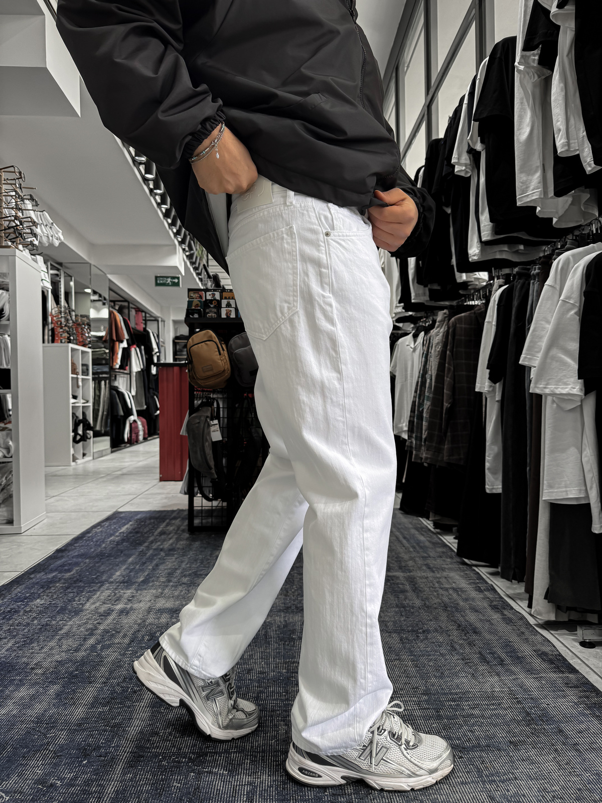 Beyaz Basic Baggy Jean GJ-17156