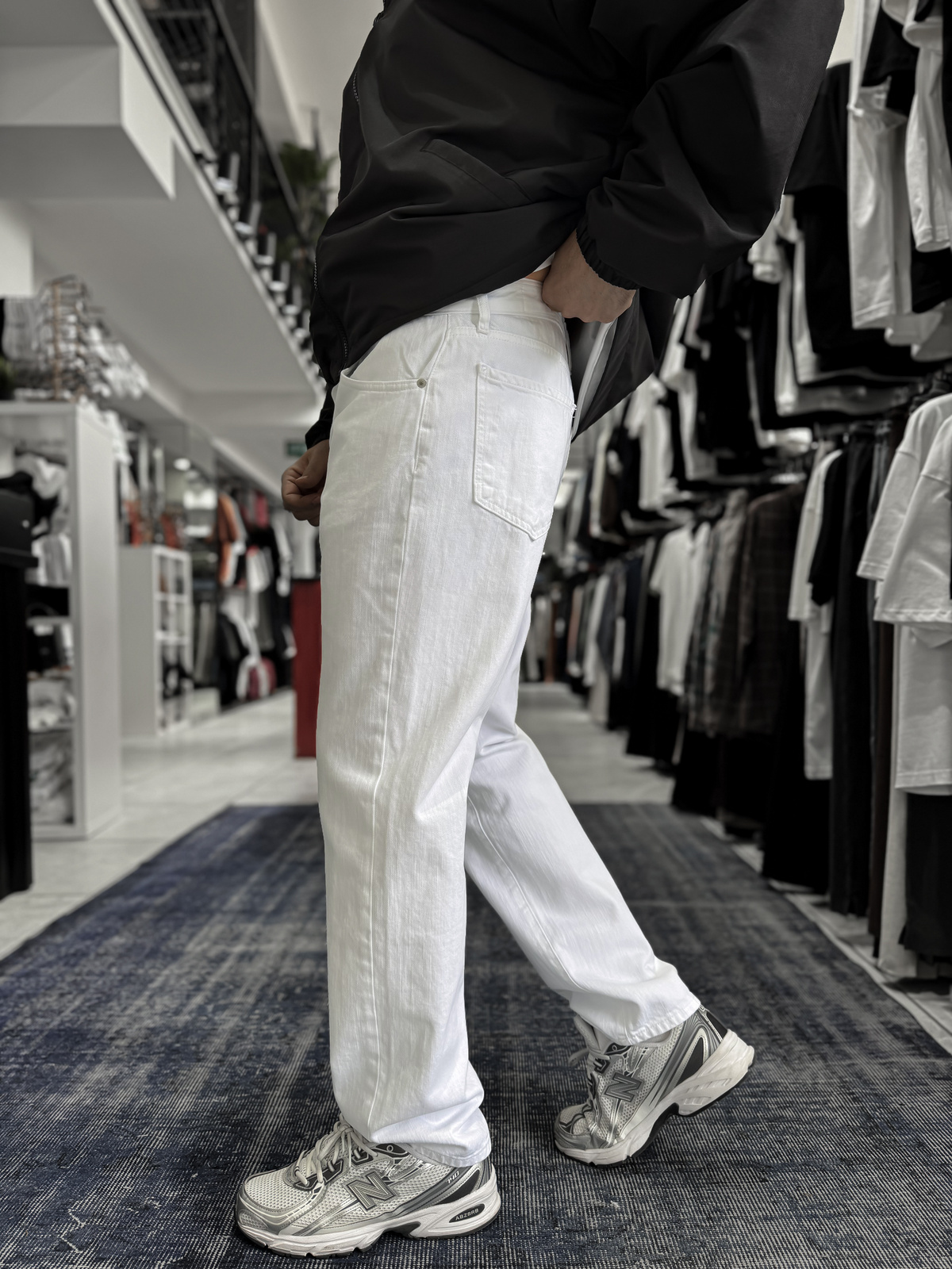 Beyaz Basic Baggy Jean GJ-17156