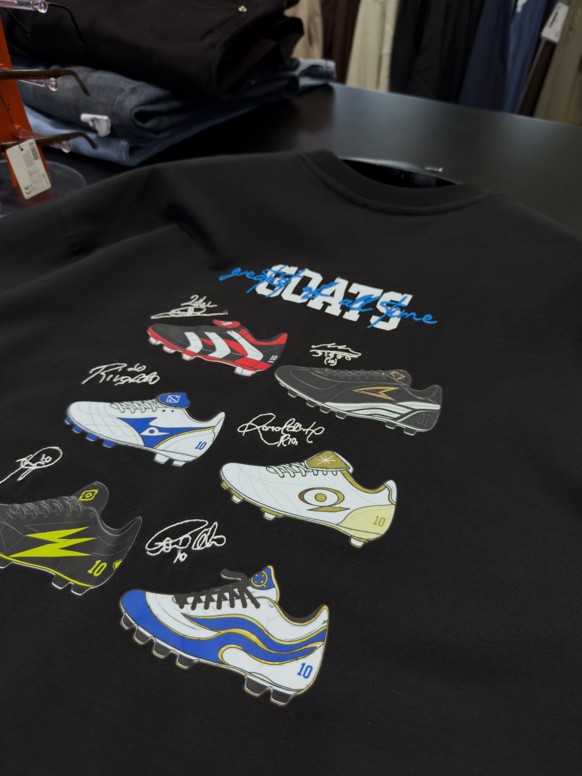 Siyah Goats Sırt Baskılı Oversize T-Shirt RES-1126